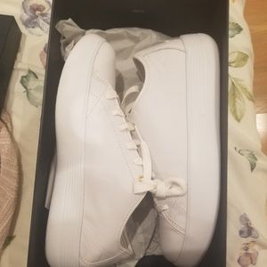 Cole Haan white leather sneaker